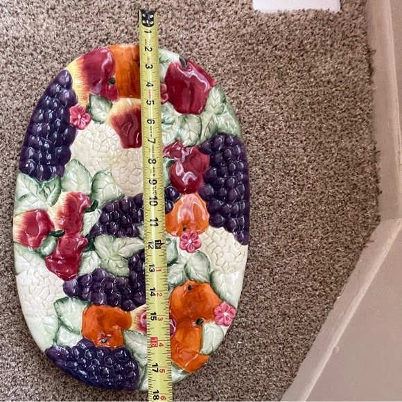 Cornucopia Fruit Serving Tray - Picture 2 of 4